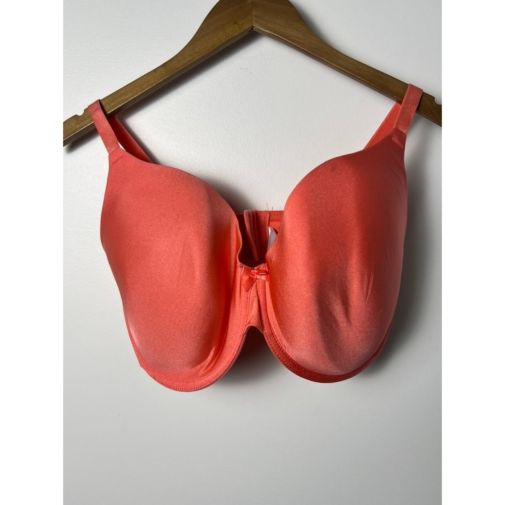 Secret Treasures Bra Womens 42DD Coral Underwire Full Coverage Molded Cup 1782